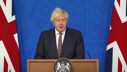 Boris Johnson ogłosił rządowy plan dotyczący zakończenia lockdownu w Anglii