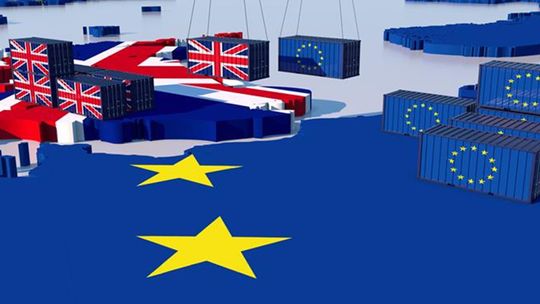 Brexit powodem niemal 14% spadku eksportu towarów z UK do UE