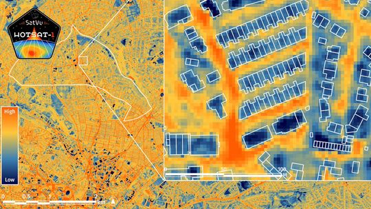 Brytyjski satelita będzie wskazywać nieruchomości tracące najwięcej ciepła