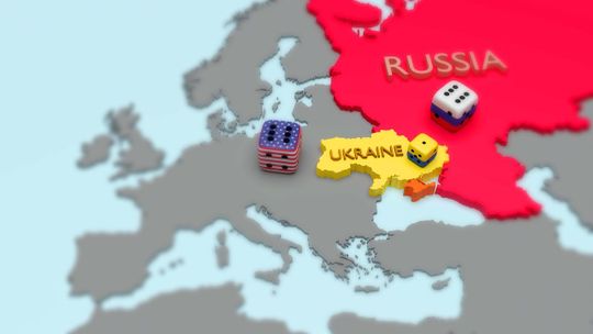 Brytyjskie ministertwo obrony pokazało potencjalna mapę inwazji Rosji na Ukrainę 