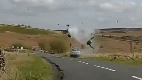 Makabryczne zderzenie auta z motocyklem – video!