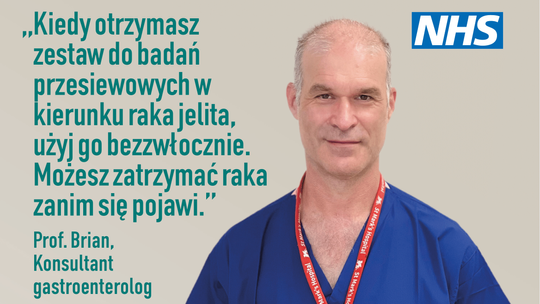 NHS zachęca Polaków w Londynie do bezpłatnych badań w kierunku raka jelita