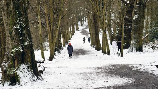 Opady śniegu w Londynie i minusowe temperatury na północy kraju