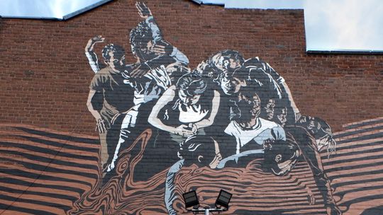 Polski mural w Doncaster