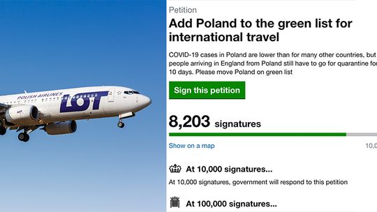 Powstała petycja do brytyjskich władz o dodanie Polski do GREEN LIST. Jak podpisać?