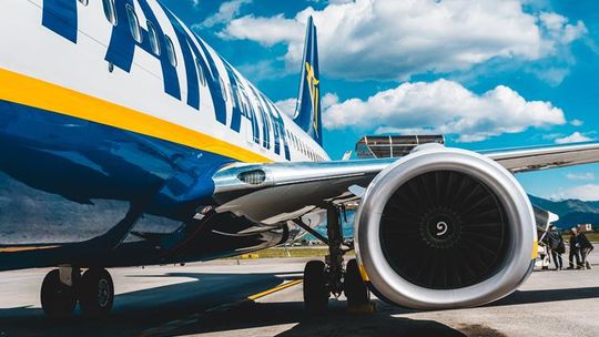 Ryanair najbrudniejszą linią lotniczą u UK