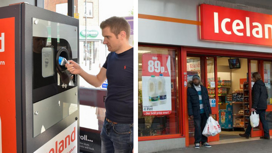 Sieć supermarketów Iceland płaci swoim klientom za recykling plastikowych butelek