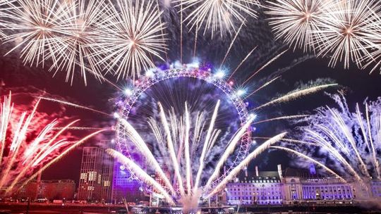 Tak Londyn witał Nowy Rok