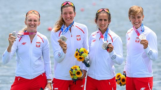 Wioślarki zdobyły pierwszy medal dla Polski na igrzyskach w Tokio  