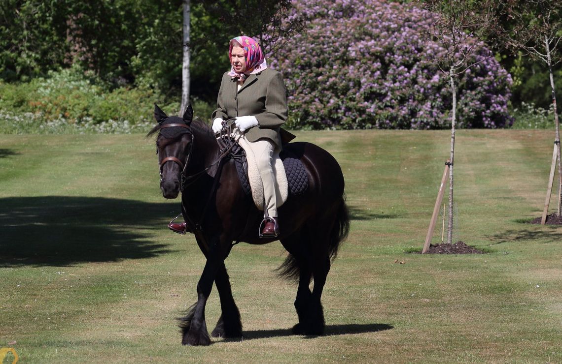 94-letnia Elżbieta II w siodle – tak wraca do normalności Królowa