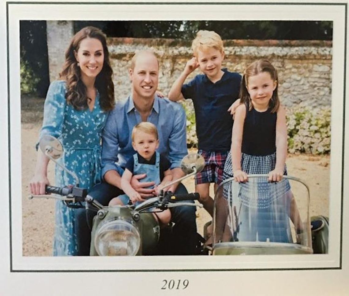Do sieci trafiła świateczna karta Kate i Williama 