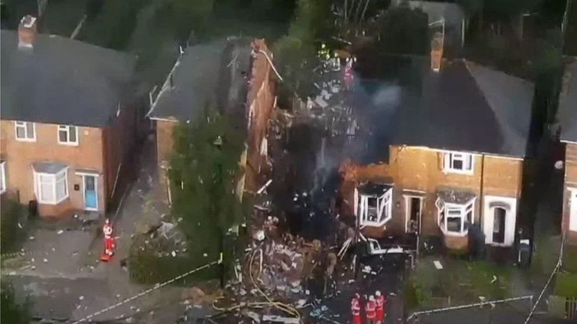 Eksplozja domu w Birmingham
