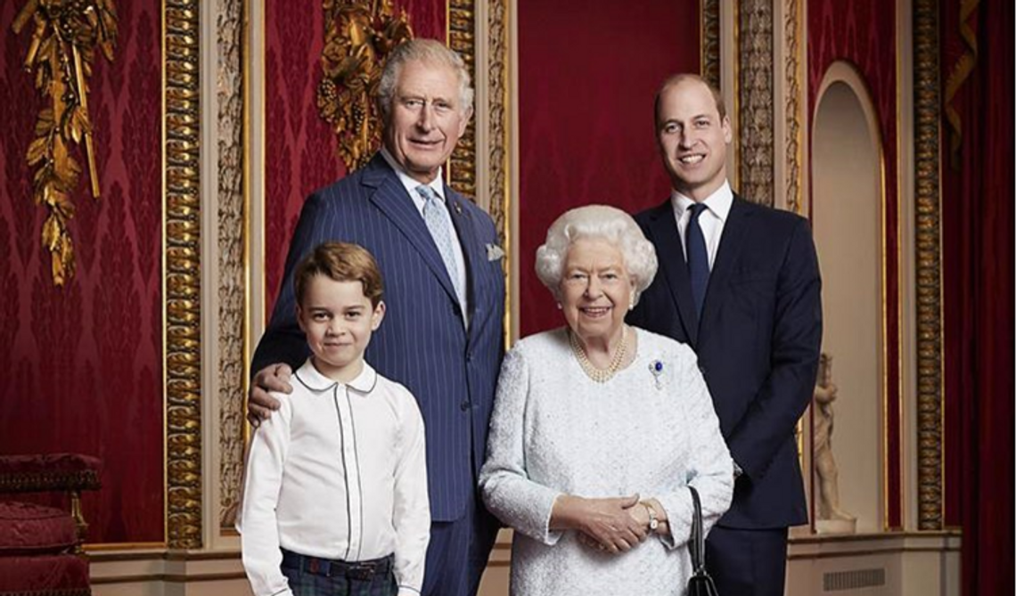 Elżbieta II i jej następcy – nowy oficjalny portret Królowej