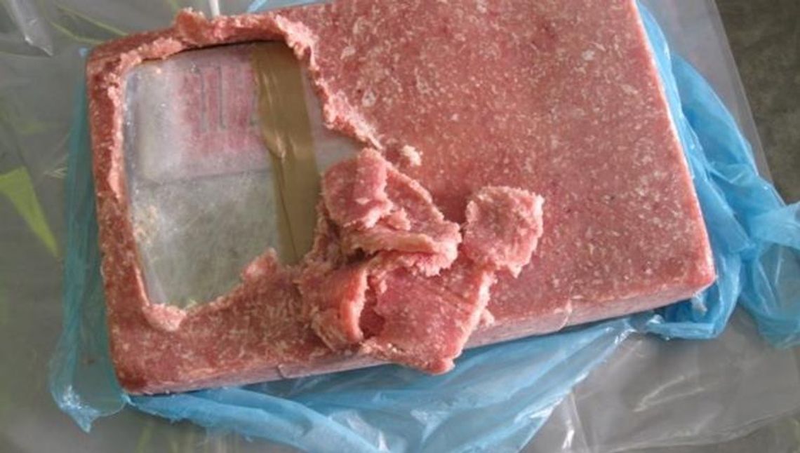 Kokaina ukryta w paczkach z mrożonym mięsem