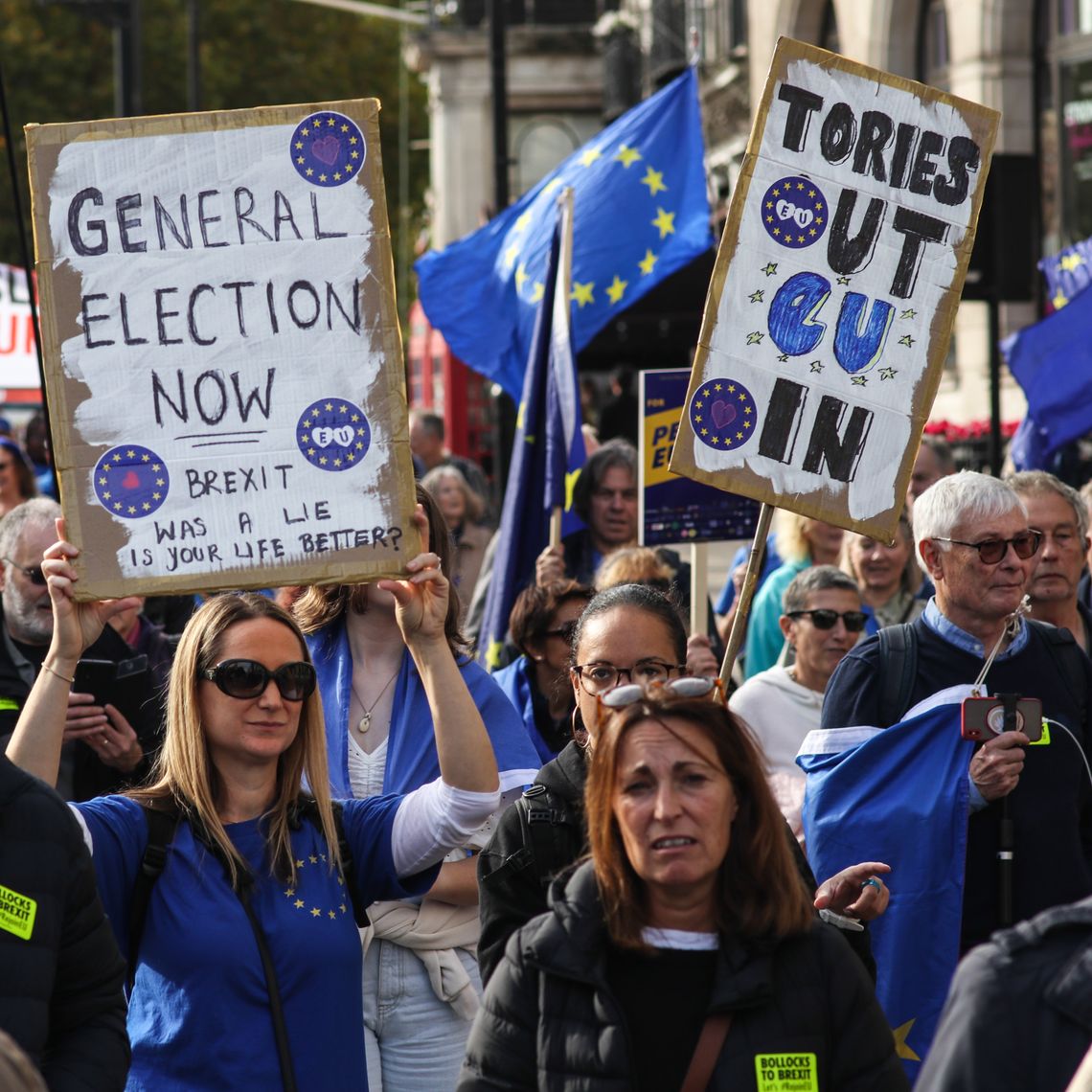 Londyn: Tysiące demonstrantów domagało się ponownego referendum ws. Brexitu