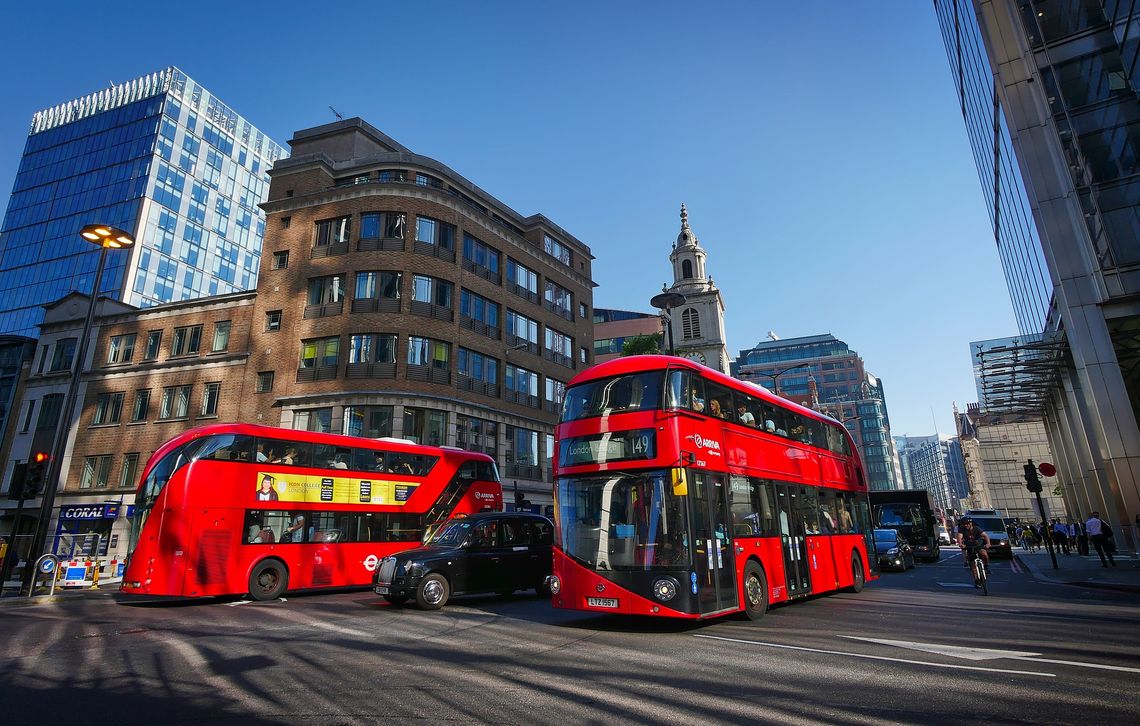 Londyńskie autobusy pokonują mniej mil niż w 2016-tym roku