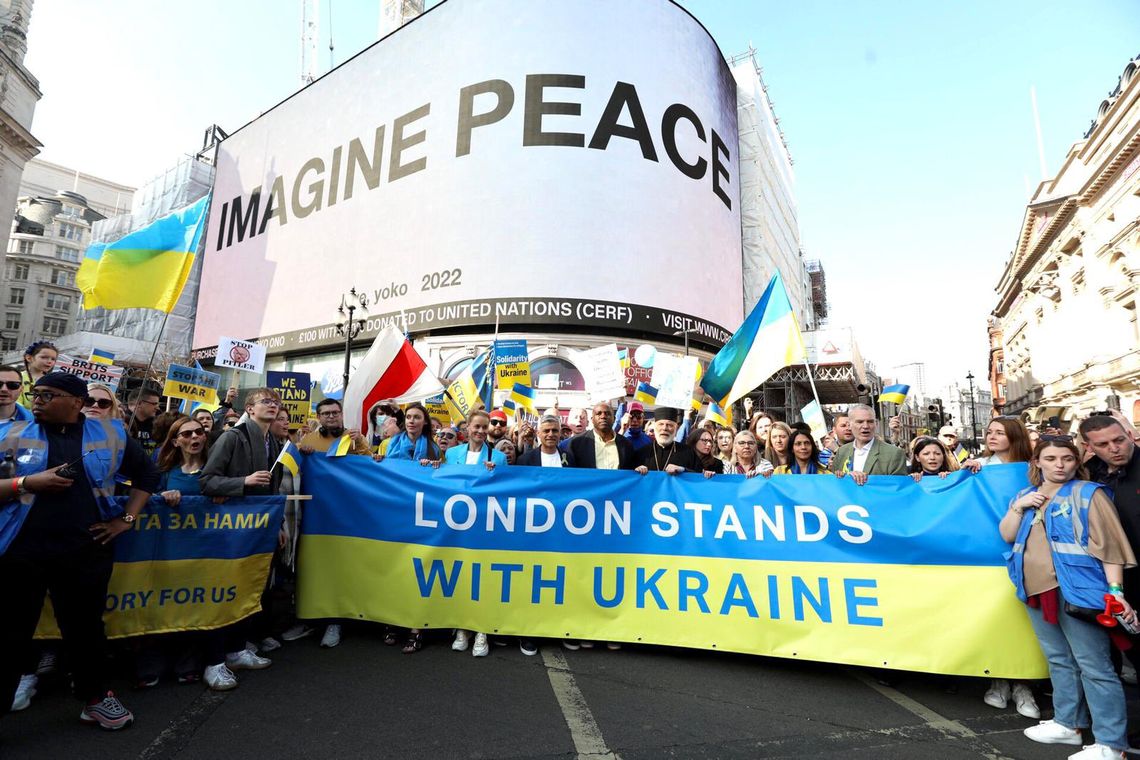 Marsz solidarności z Ukrainą