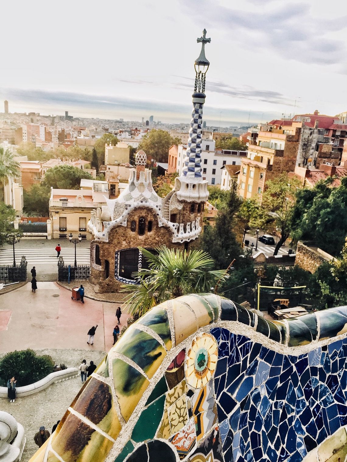 Mozaikowe kolory Barcelony