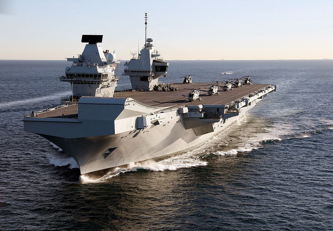 Nowy lotniskowiec brytyjskiej marynarki wojennej
