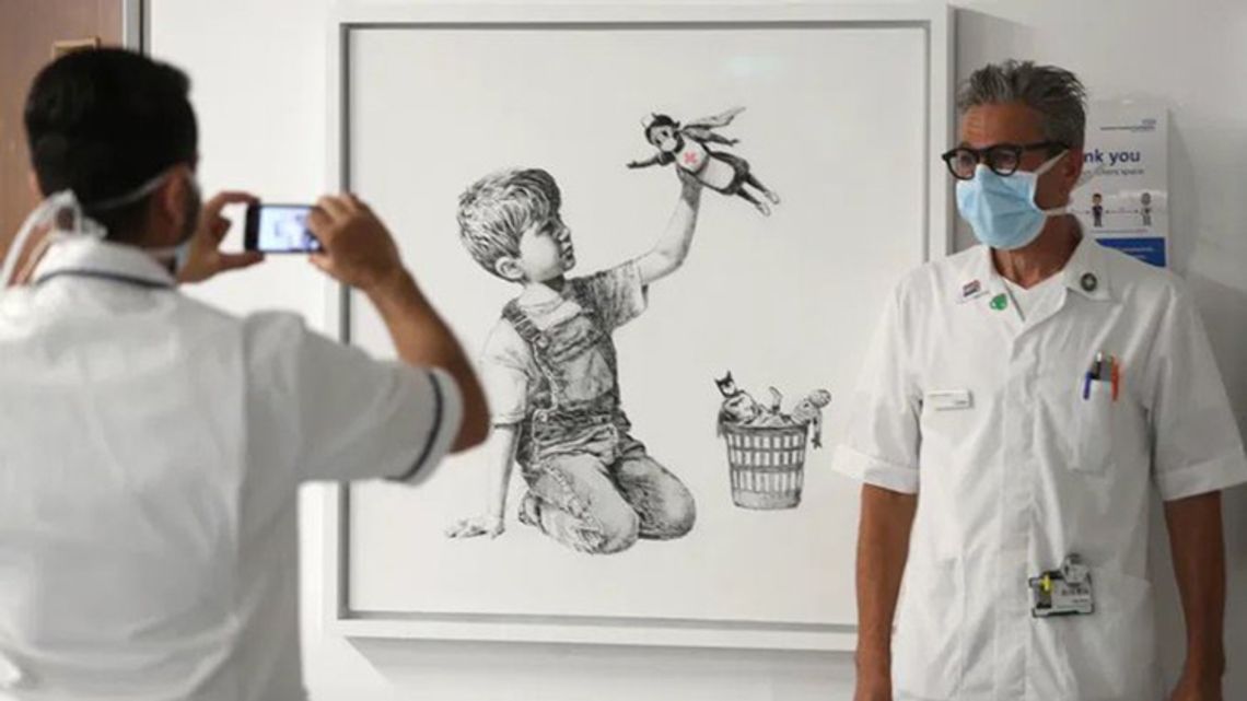Obraz Banksy’ego sprzedany za rekordową kwotę!