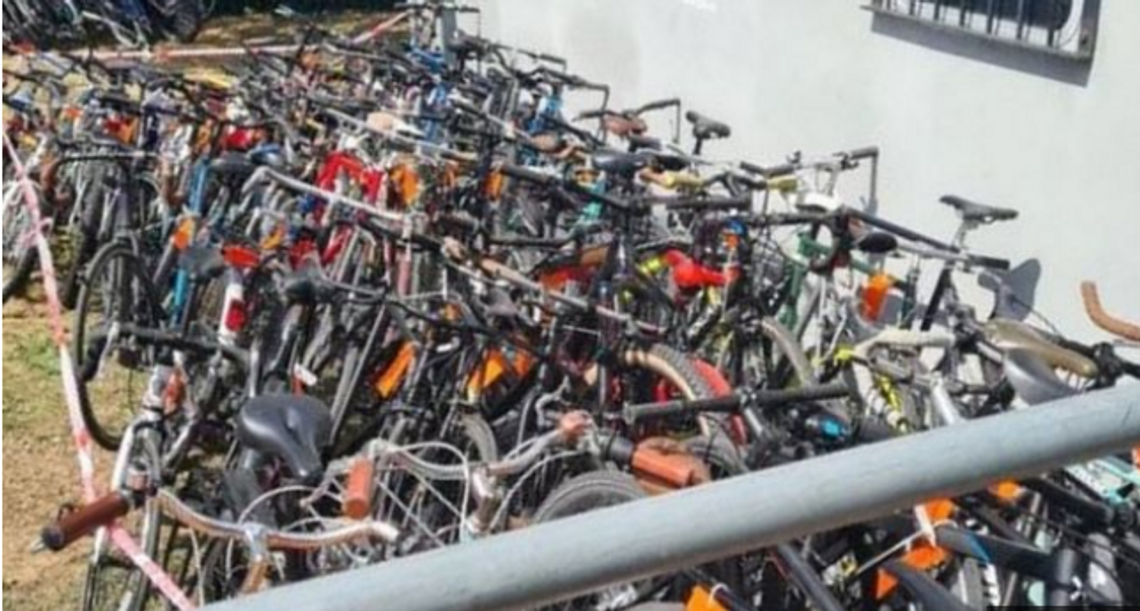 Policja szuka właścicieli 118 skradzionych rowerów
