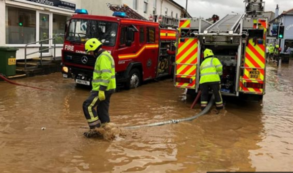 Powódź w południowej Anglii