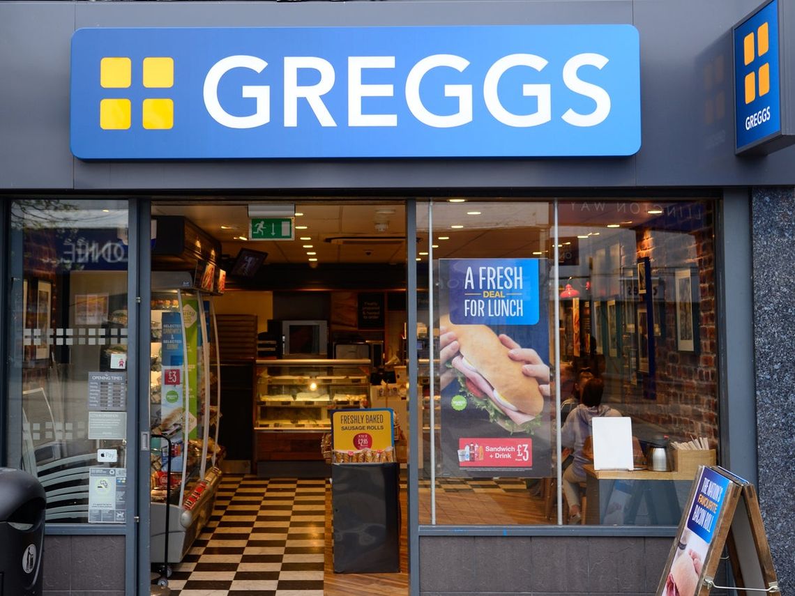 Problemy z płatnościami sklepów Greggs