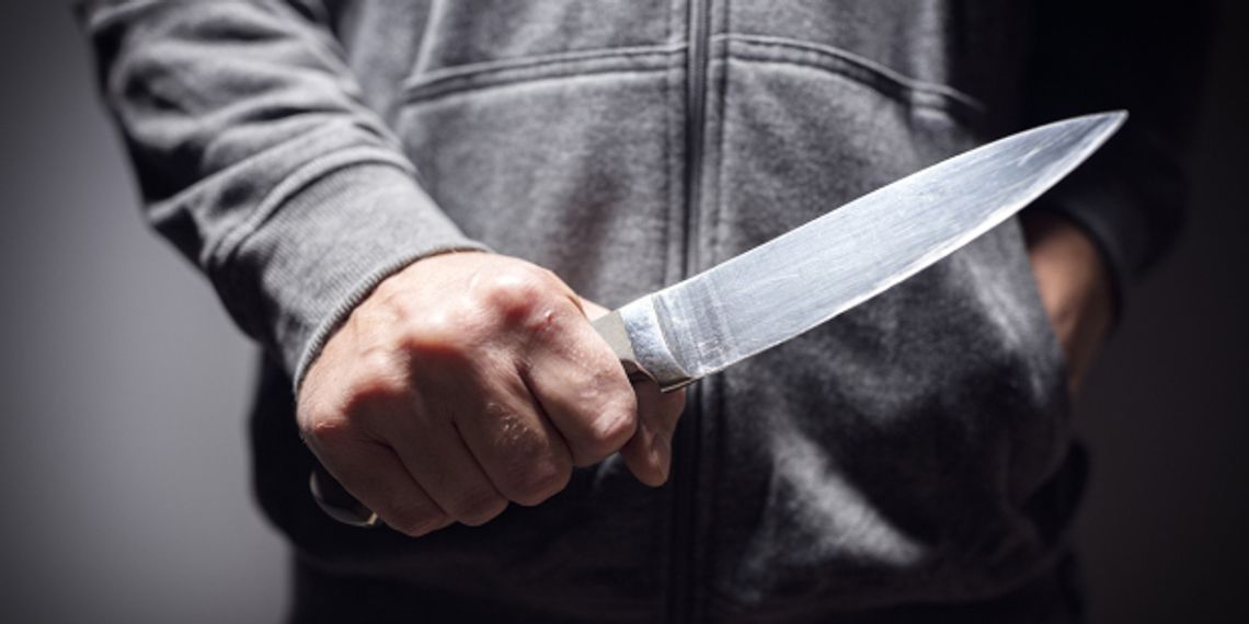Rekordowy poziom przestępstw z użyciem noża