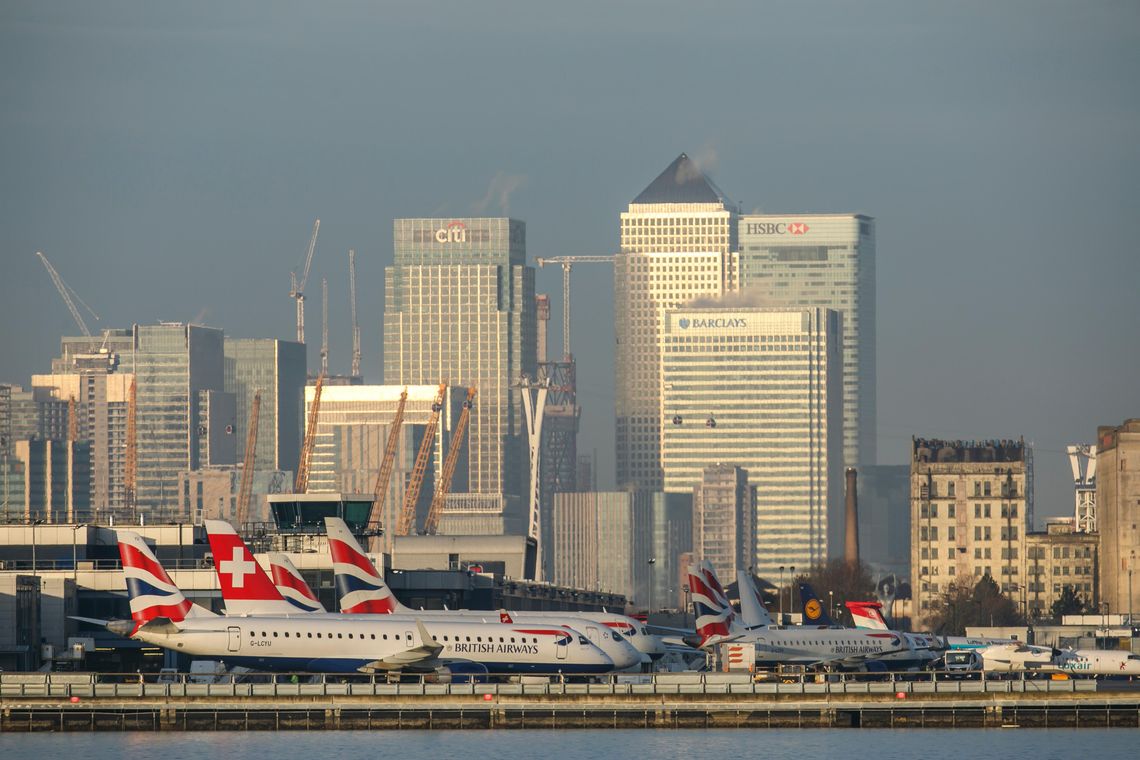 Rząd zgodził się na wzrost ruchu na lotnisku London City Airport