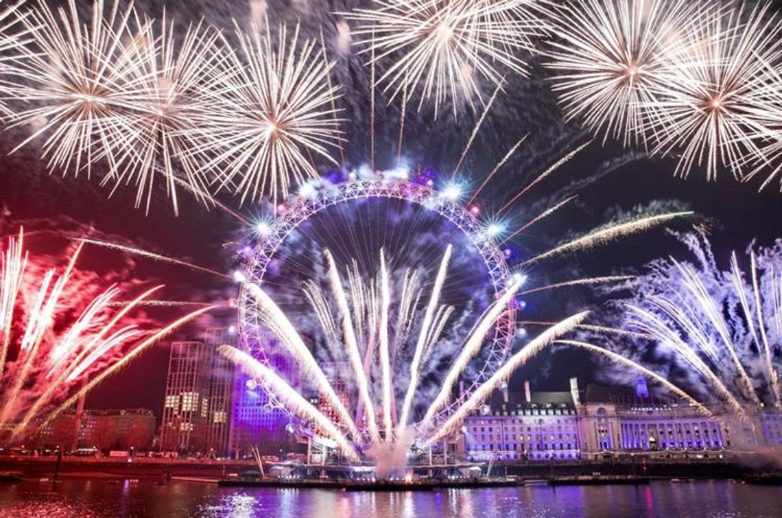 Tak Londyn witał Nowy Rok