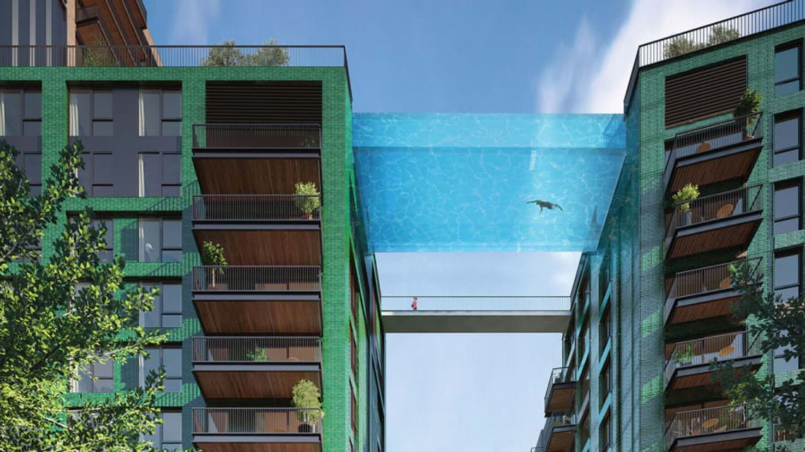 W Londynie powstał podwieszany sky pool!