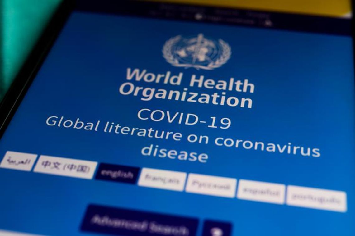 WHO: pandemia Covid-19 potrwa rok dłużej niż to konieczne