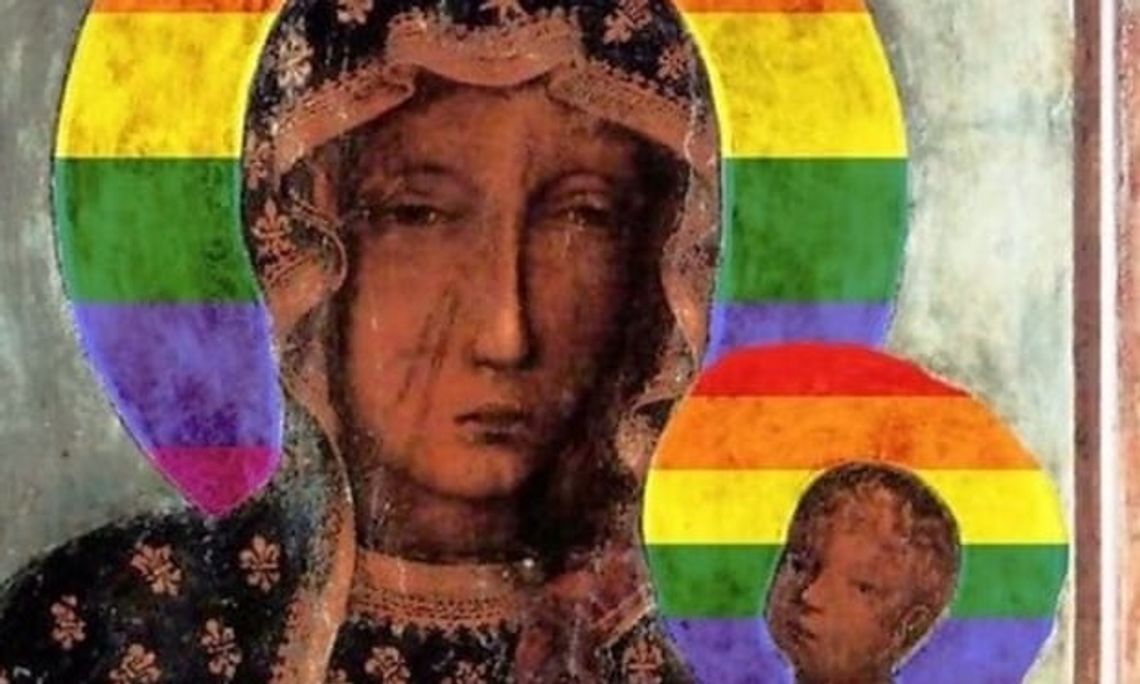 Wieści o profanacji obrazu Matki Boskiej Częstochowskiej, dotarły nawet na Wyspy.