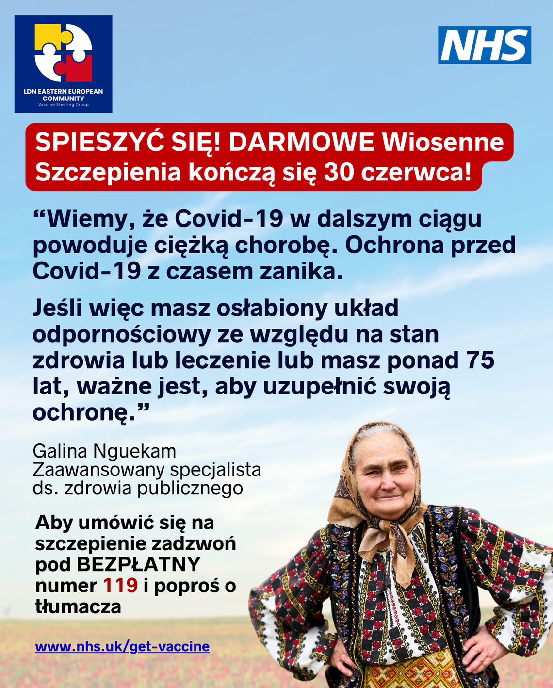 Wiosenne szczepienia na Covid-19 tylko do 30 czerwca