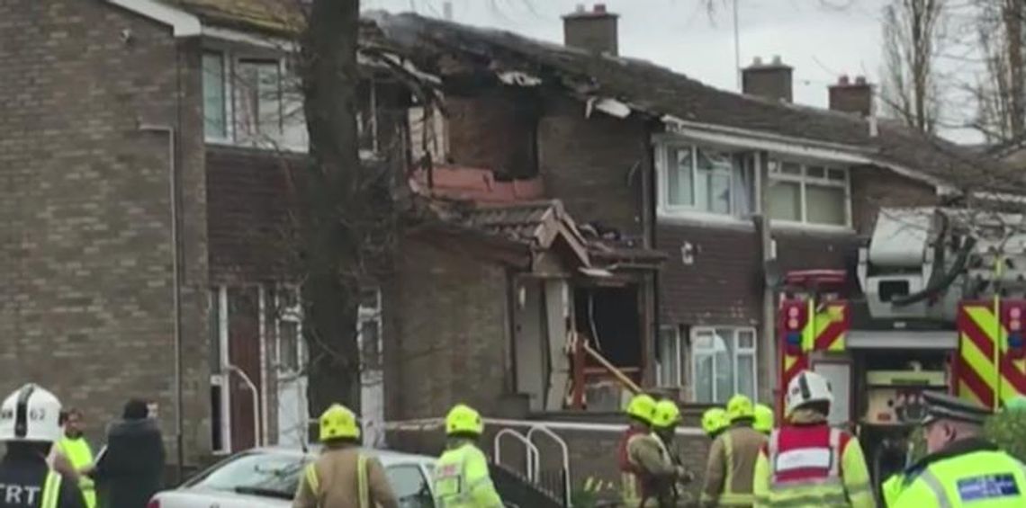 Wybuch domu w Dewsbury