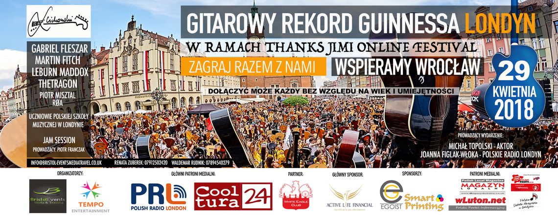 GITAROWY REKORD LONDYN w ramach Thanks Jimi Festival Wrocław