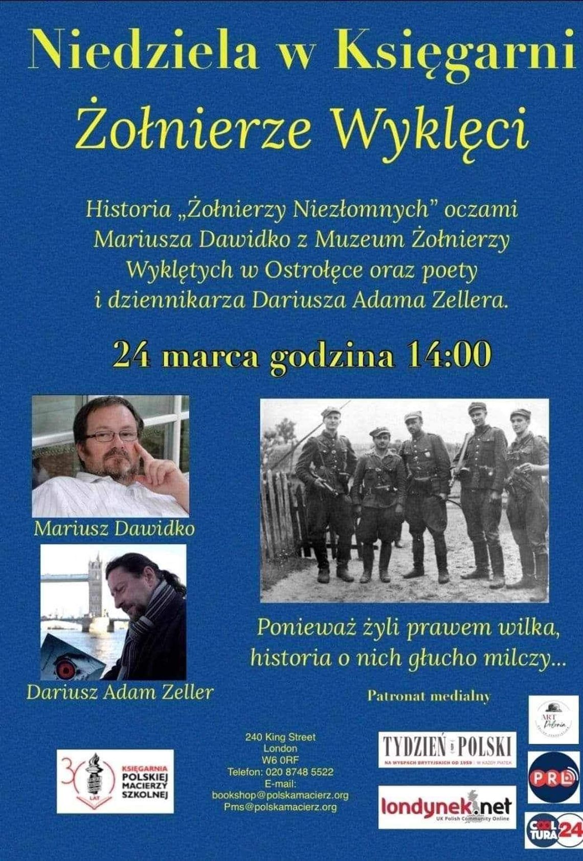 Niedziela w Księgarni - Żołnierze Wyklęci
