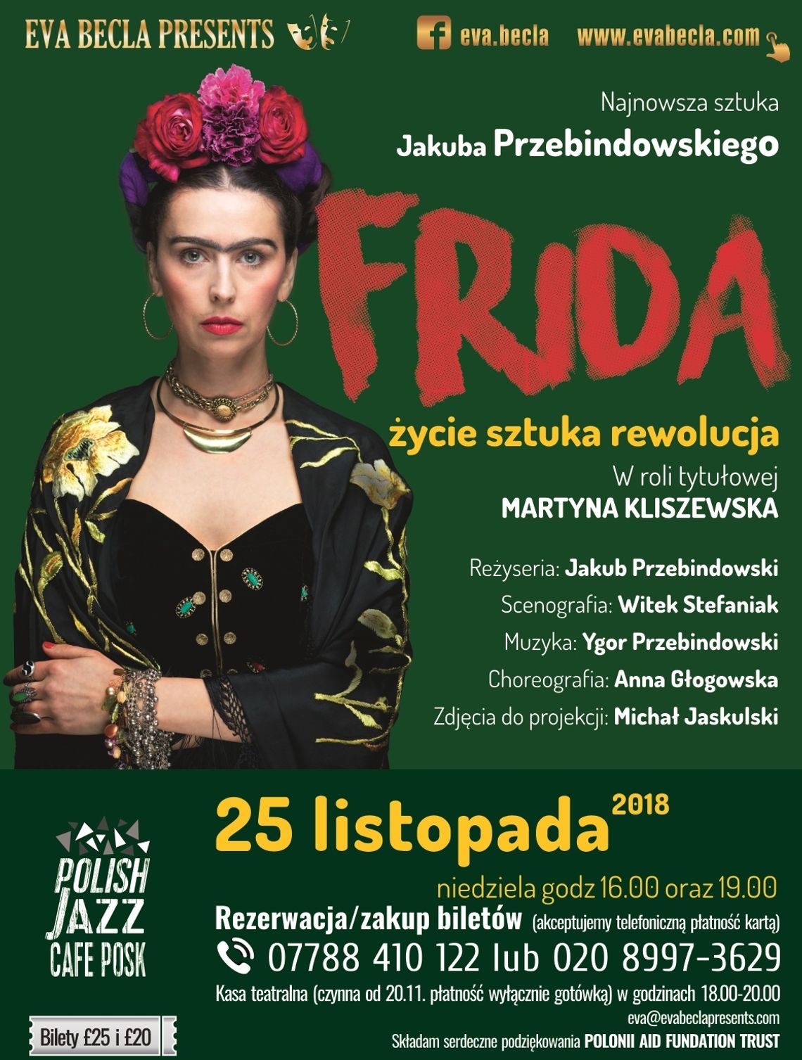 Spektakl teatralny "Frida" - życie, sztuka, rewolucja 