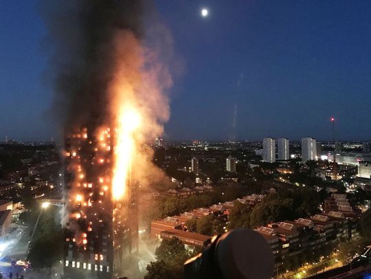 Pożar Grenfell Tower 2017 Londyn
